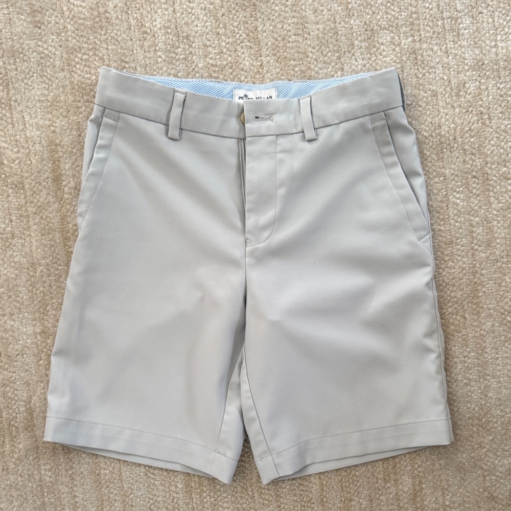 Peter Millar Kids Light Gray Shorts
